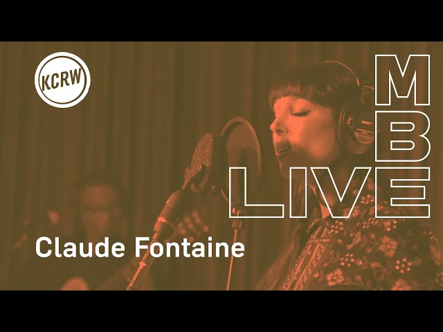 Claude Fontaine performing "Footprints in the Sand" live on KCRW
