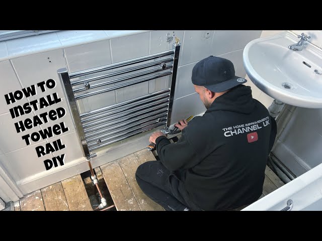 How To Remove A Radiator and Install A Heated Towel Radiator | Easy Step By Step DIY Guide