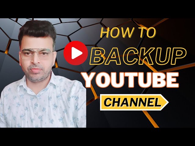 How to Backup your YouTube channel | Download your youtube data #youtube #data #backup