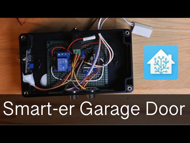 DIY Smart Garage Door Opener- Auto Open/Close, Temperature, Voice Control, and More
