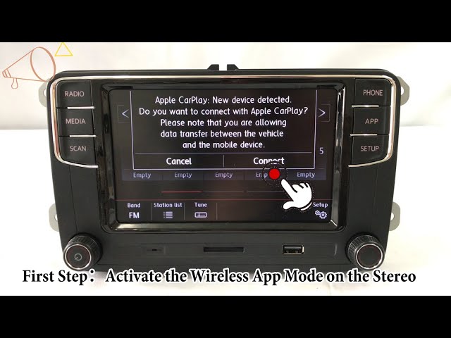 Scumaxcon How to use wireless  android auto RCD360 pro3 jetta golf 5/6 #wirelessandroidauto#carplay