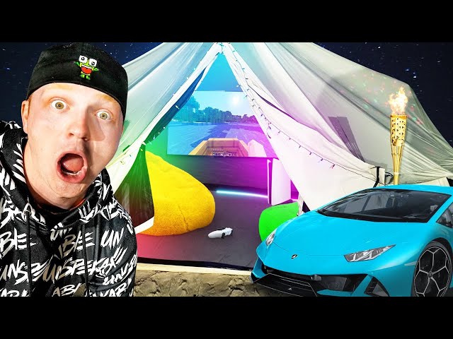 24 HOUR $1,000,000 LUXURY CAMPING CHALLENGE!