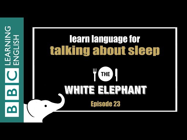 The White Elephant: 23 - Sleep-related phrases
