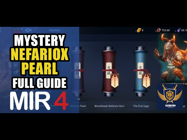 Nefariox Pearl Mystery FULL GUIDE | MIR4 Mystery Full Guide (Clue 1, 2, 3, 4, 5, 6 ,7, and 8)
