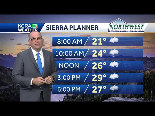 Northern California Storm Updates: Sierra snow closes I-80, rain expected across the Valley