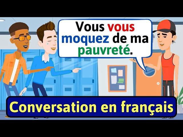 APPRENDS LE FRANÇAIS: À l'école | Daily French Conversation - LEARN FRENCH