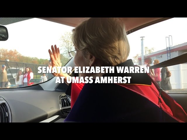 Senator Warren Speaks at UMass Amherst Commencement