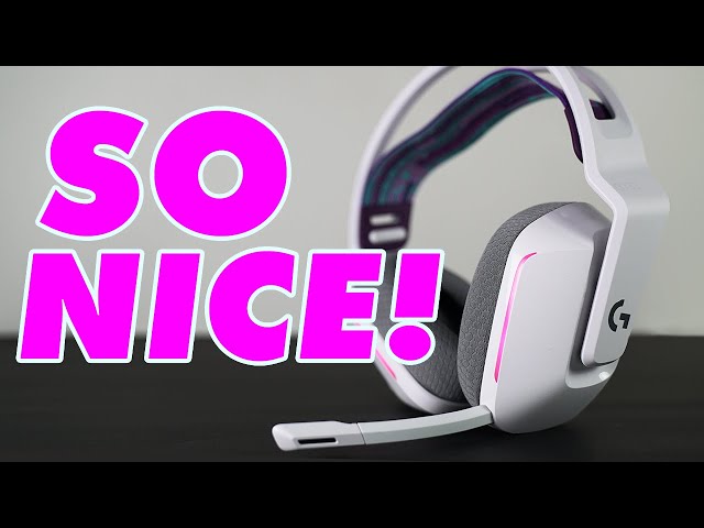 COMFY! Logitech G733 Wireless Headset Review with Mic Test