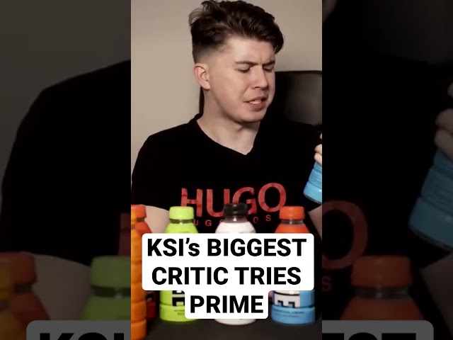 KSI’s BIGGEST Critic Tries PRIME For The First Time