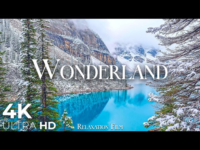 Wonderland 4K - Scenic Relaxation Film with Peaceful Relaxing Music and Winter Nature Video Ultra HD