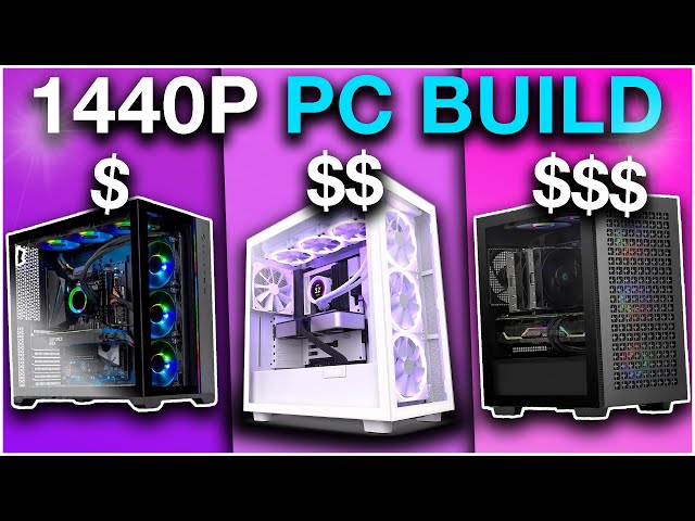 Top 3 Best "HIGHEST-FPS" 1440p Gaming PC Builds in 2024 ⚡