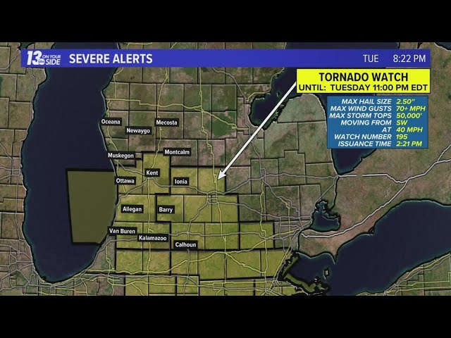 Michigan slammed with 5 tornadoes