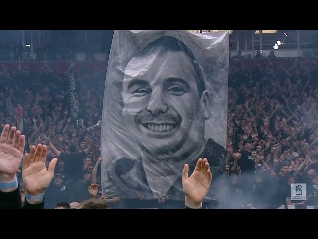 Belgrade crowd honours the memory of Dejan Milojević (Partizan Mozzart Bet – Mega MIS, 22.1.2024)
