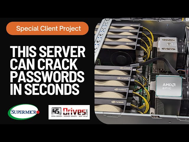 Client Project: Hashcat Testing With an AMD Epyc Supermicro Nvidia GPU Server Using Proxmox