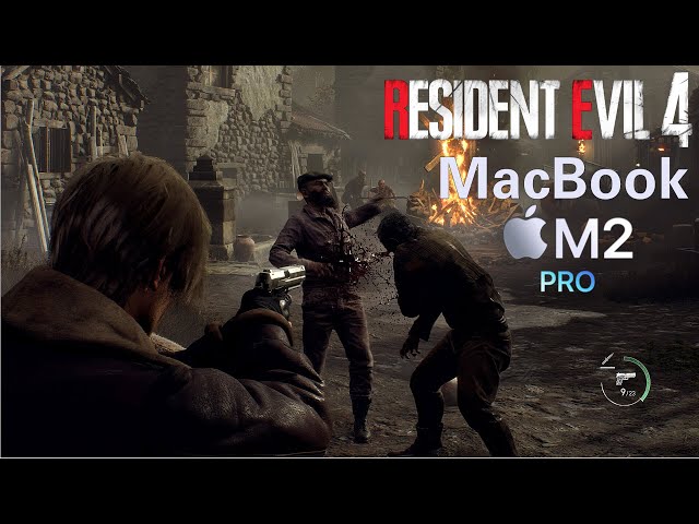 Resident Evil 4 Remake - Gaming on MacBook Pro M2 8GB 13" - Framerate and Performance Test