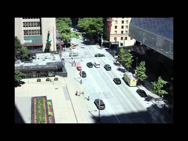 Time lapse of 4th Ave in Downtown Seattle, 7/2/2015