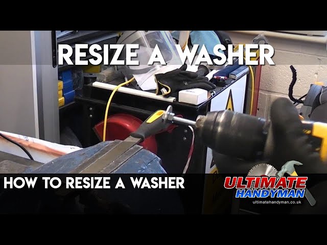How to resize a washer