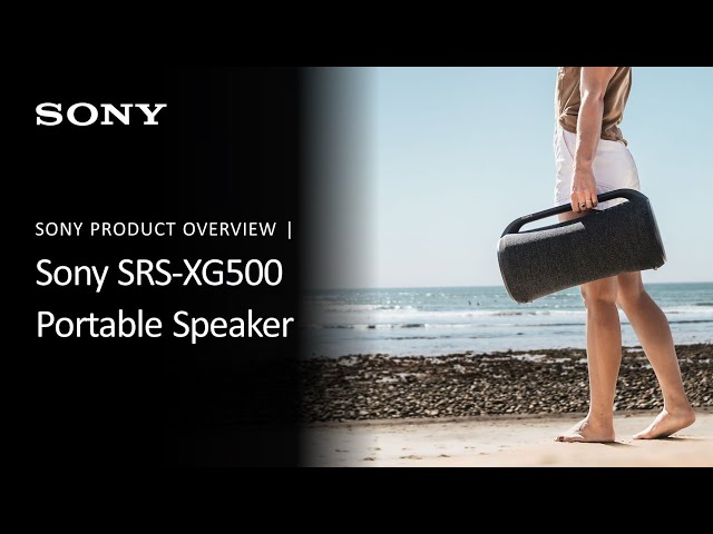 Sony | SRS-XG500 X-Series MEGA BASS Portable Bluetooth® Wireless Speaker Overview