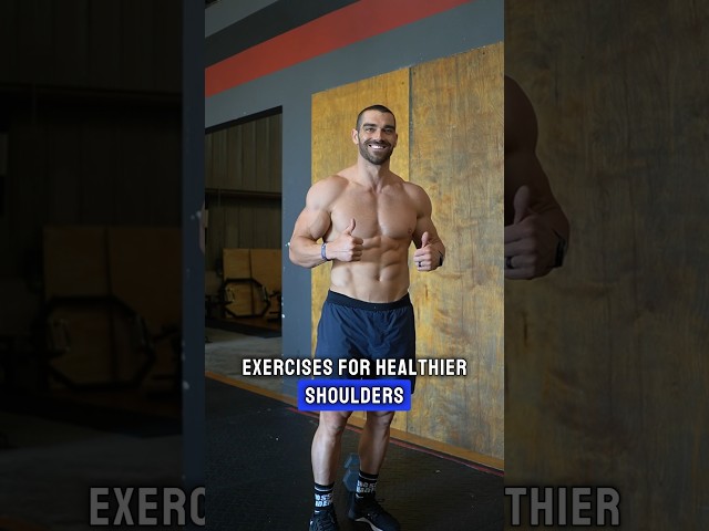 3 Exercises for Healthier Shoulders #shorts #shoulders #fitness