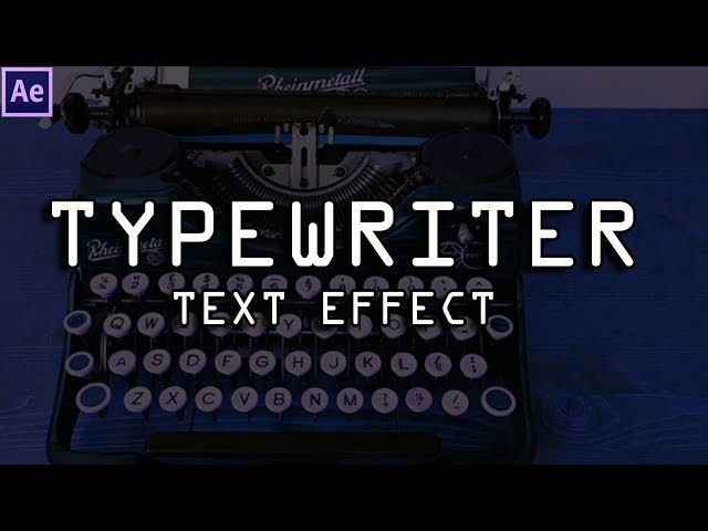Simple & Quickest Way To Do Typewriter Text Effect - After Effects (No Expressions Needed)