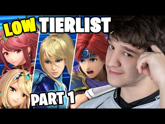NEW SMASH ULTIMATE TIER LIST - THE LOW TIERS ft. NAITOSHARP