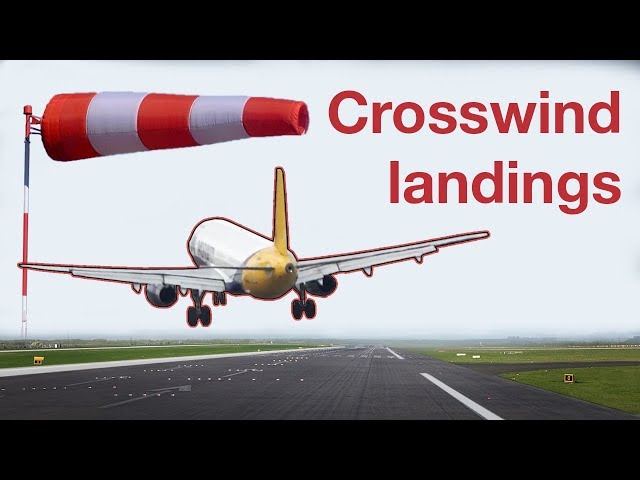 How to do a CROSSWIND LANDING in a Boeing 737NG