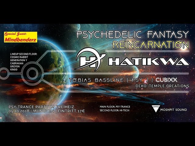 Tobias Bassline - At Psychedelic Fantasy Reincarnation Munich [Progressive Psytrance Mix 05.10.2018]