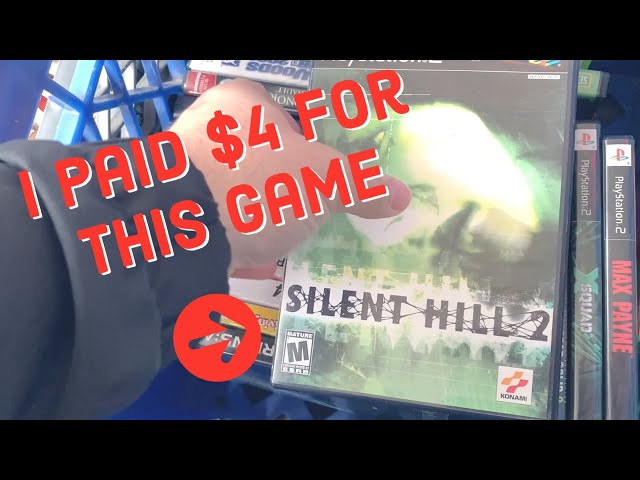 $4 Games from the Thrift store are the best!!!! Silent Hill 2!!!!