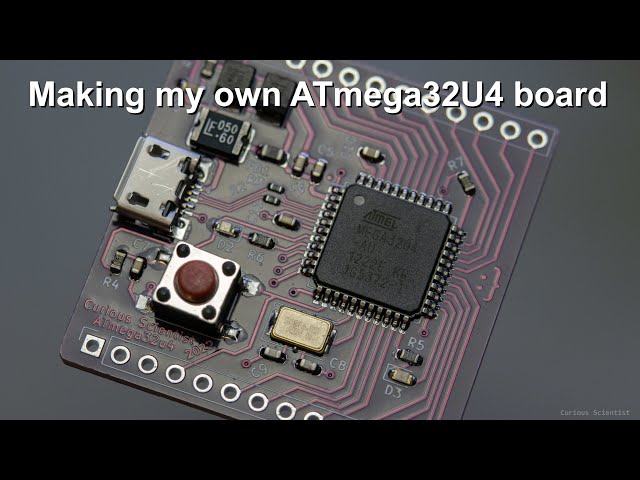 Making my own ATmega32u4 board