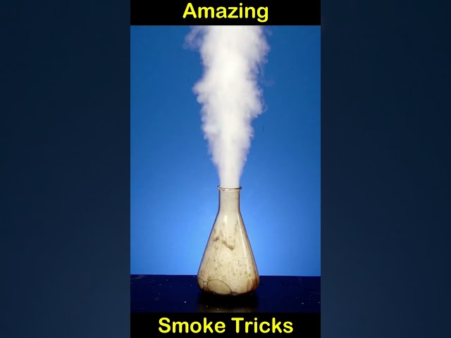 Awesome Smoke Tricks Science Experiment #shorts