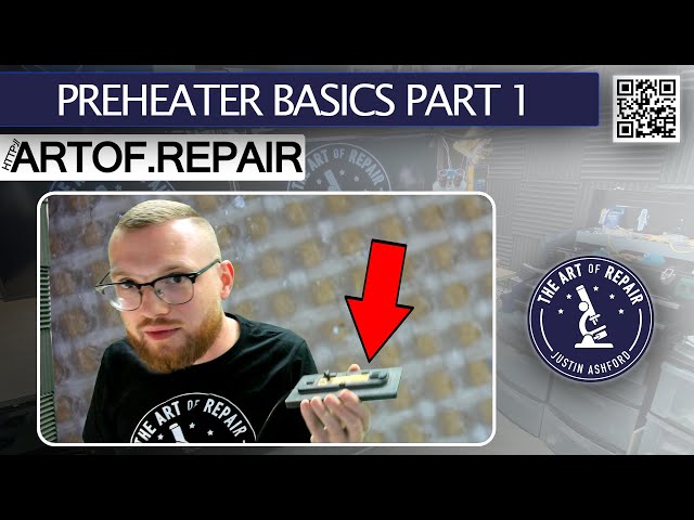 Microsoldering Preheater Basic Use Part 1 | Freezing Thermal Inertia to assist your work!