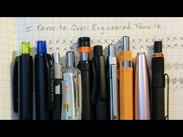 My 5 Favorite Over-Engineered Mechanical Pencils