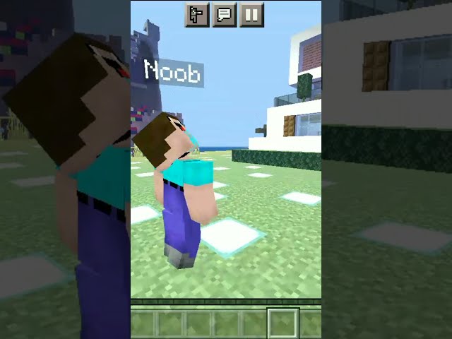 Noob Rated my house in Minecraft #shorts