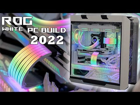 ALL ROG WHITE GAMING PC BUILD 2022 I STRIX RTX 3090 - INTEL I9-12900K - HELIOS GX601 WHITE