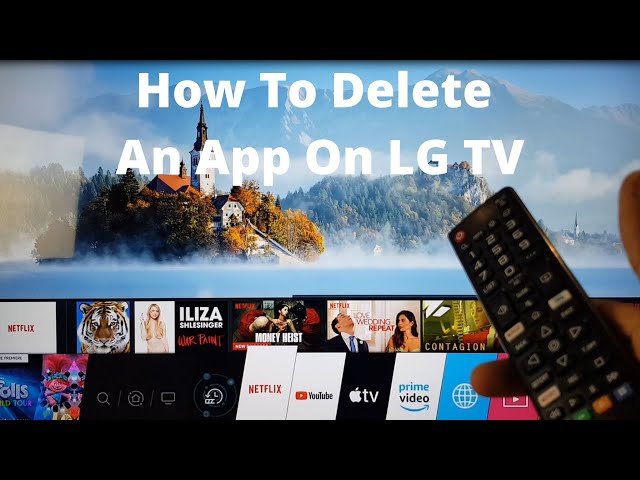 LG Smart TV / Uninstall Delete an App / How to (2021)