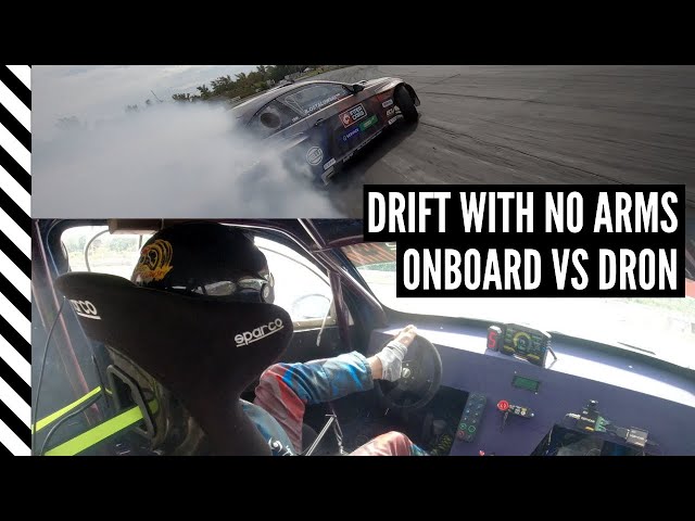 Drift with no arms - ONBOARD vs DRON | Bartosz Ostałowski