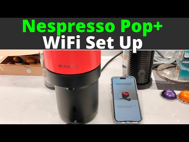 Nespresso Vertuo Pop+ | How to Connect Bluetooth and Wifi