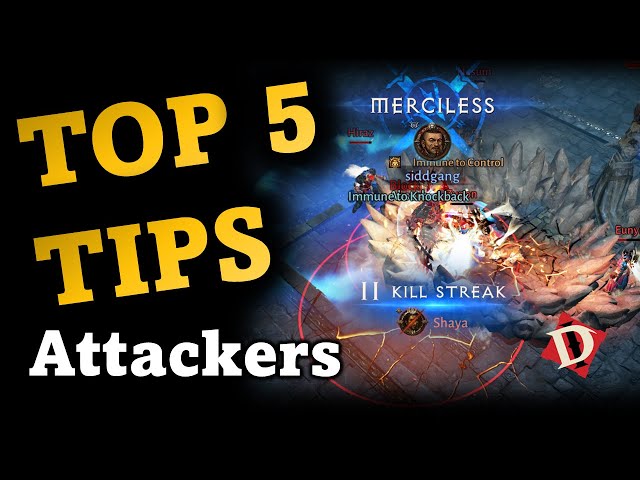 TOP 5 Battleground tips for ATTACKERS | Diablo Immortal