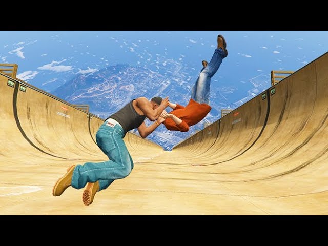GTA 5 CRAZY Jumps/Falls Compilation #3 (Grand Theft Auto V Fails Funny Moments)