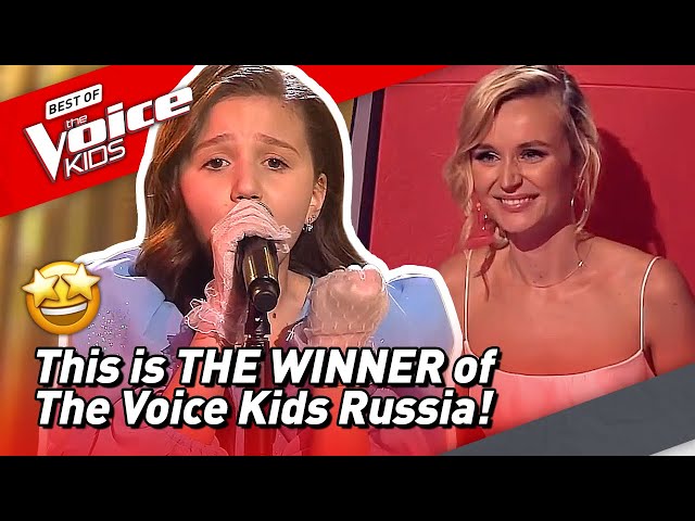10-Year-Old SUPERTALENT Olesya wins The Voice Kids! 🎉