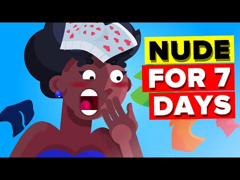 Spend A Full Week Living As A Nudist || FUNNY CHALLENGE