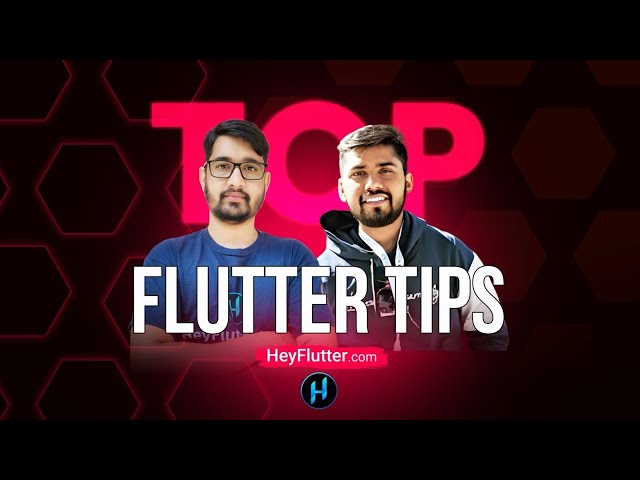 TOP Flutter Tips & Tricks (With Pawan Kumar)