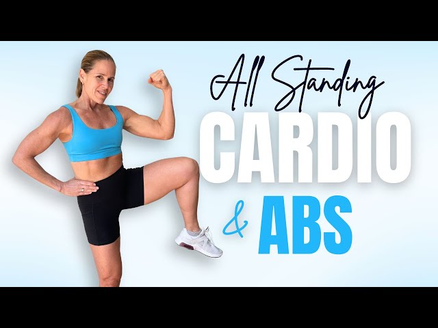 25 MIN ALL STANDING CARDIO & ABS at Home Workout | NO REPEATS | Summer Body Shred Challenge