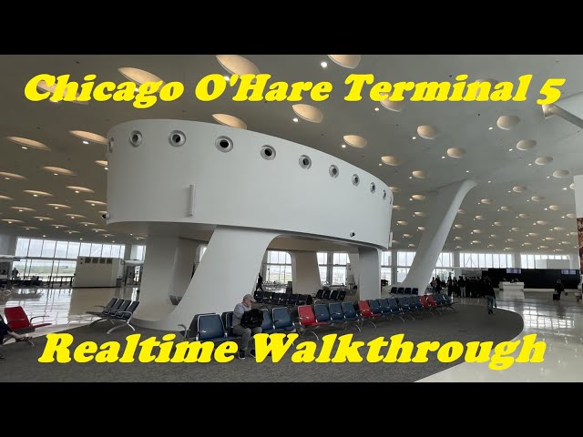 [Real-time] – Chicago O’Hare Terminal 5 Walkthrough (M Gates)