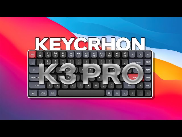 Phím NGON cho anh em xài LAPTOP hoặc LÀM VIỆC | Keychron K3 Pro