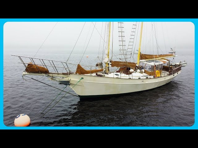 This 62' STEEL Schooner Will SHOCK You [Full Tour] Learning the Lines