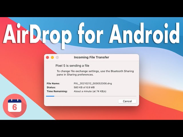 How to send files from Android to Mac