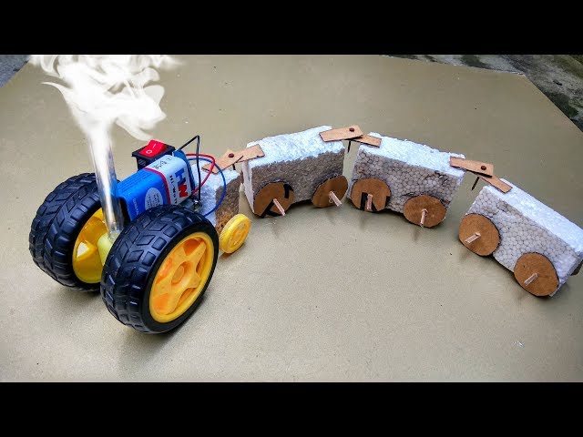 how to make train with cardboard at home
