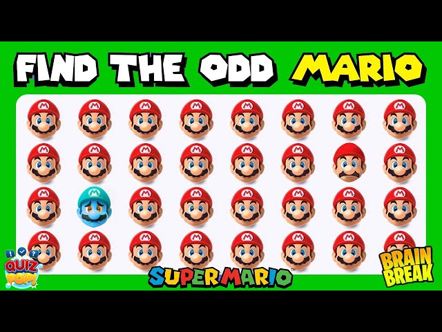 Find the ODD One Out Quiz | Super Mario Edition 🍄