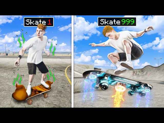 Upgrading NOOB Skater to GOD SKATER In Realistic Game!